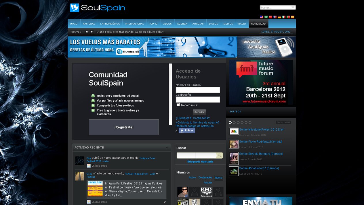 SoulSpain – pantalla 3