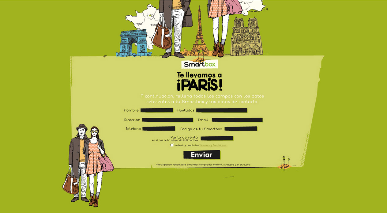 Te llevamos a Paris (Smartbox) – pantalla 2