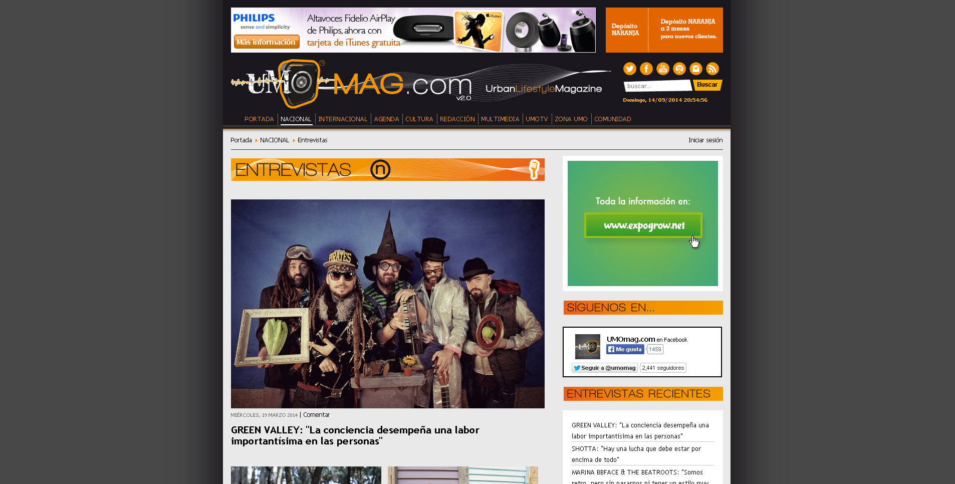 Umomag – pantalla 2