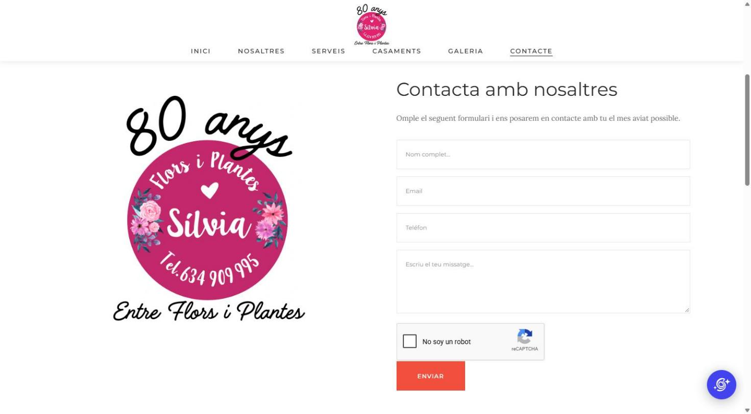 Flors i Plantes Sílvia – pantalla 6