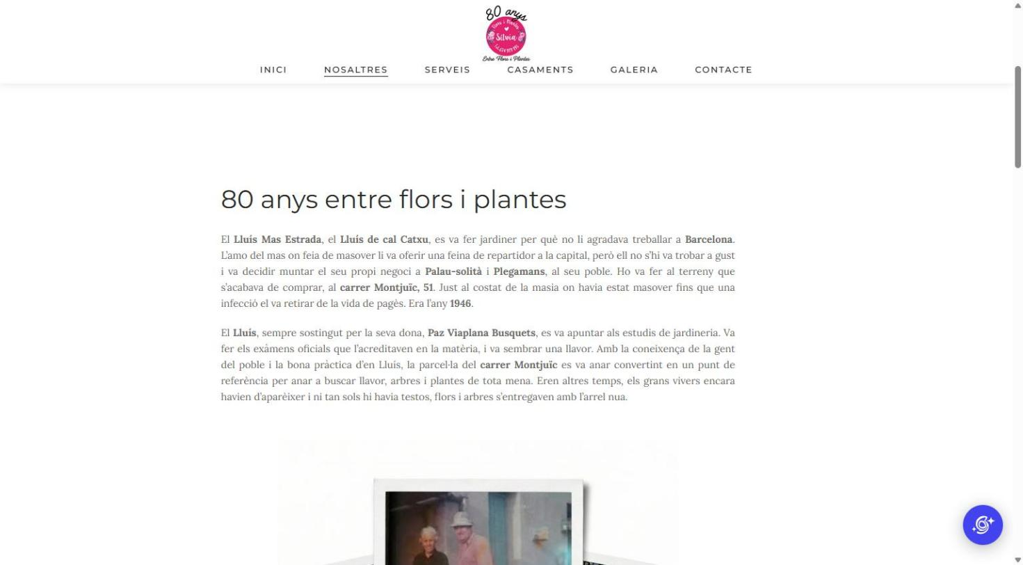 Flors i Plantes Sílvia – pantalla 7